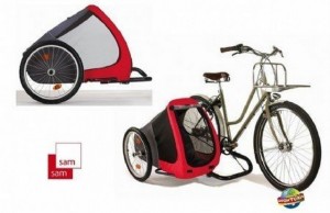 The SamSam Dog Sidecar Attaches to Most Bicycles