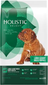 Holistic Select Natural Dry Dog Food, Large & Giant Breed Puppy Recipe, 30-Pound Bag