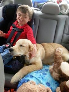 Boy Suffering From Downs Syndrome and Autism Relies on Service Dog