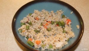 Chicken, Rice and Vegetable Homemade Dog Food