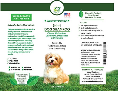 Andis Grooming Brush and Happy Dog Zone Shampoo Giveaway