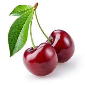 What a big sweet cherry looks like?