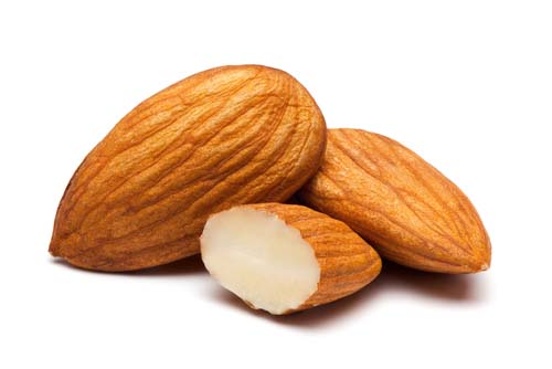 What do almonds look like?