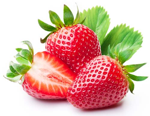 What do strawberries look like