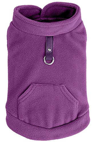 Expawlorer Fleece Cold Weather Dog Vest for Small Dogs