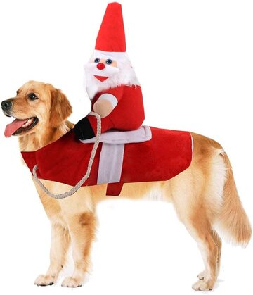 Chnaivy Dog Christmas Costume