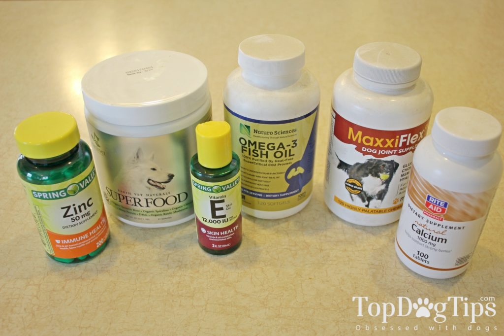 Dog Supplements I Commonly Use in My Homemade Dog Food Recipes