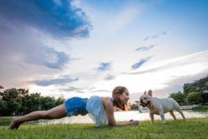 Dog as a training partner