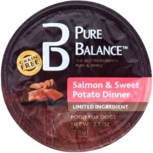 Pure Balance Grain Free Canned Salmon Sweet Potato Dinner Wet Dog Food