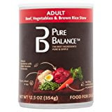 Pure Balance Canned Beef Vegetables & Brown Rice Wet Dog Food