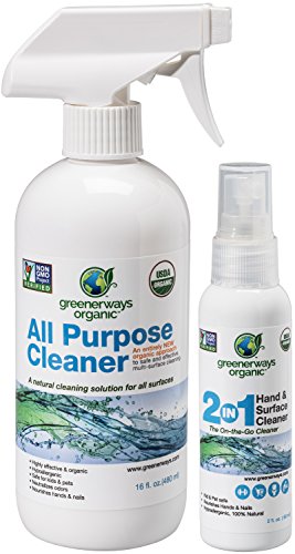 Greenerways Organic Natural USDA All-Purpose Cleaner for Home