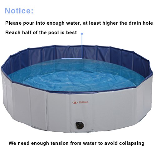 PUPTECK Foldable Dog Swimming Pool