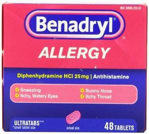 Benadryl (Diphenhydramine)