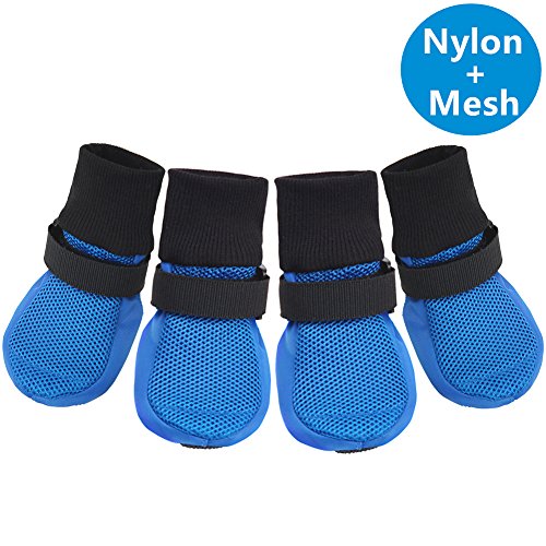 Ulandago Breathable Mesh Dog Boots on Amazon