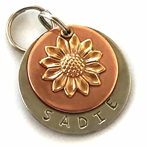 Sunflower Personalized Pet ID Tag