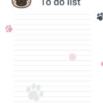 New Puppy Checklist Template