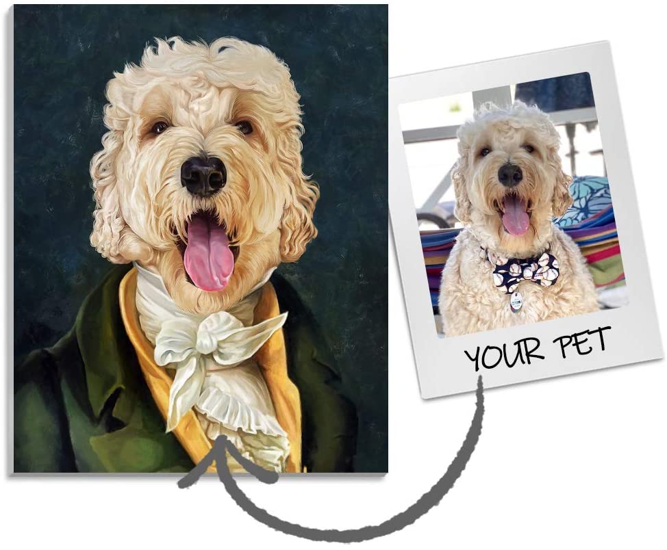 YZY Custom Pet Portrait Canvas Prints