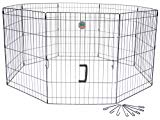 Go Pet Club 24-Inch High Wire Play Pen 8-Panels