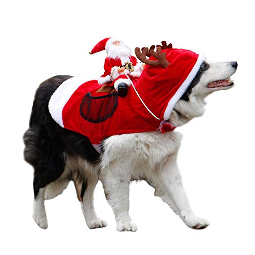 Santa Claus Riding Dog Costume