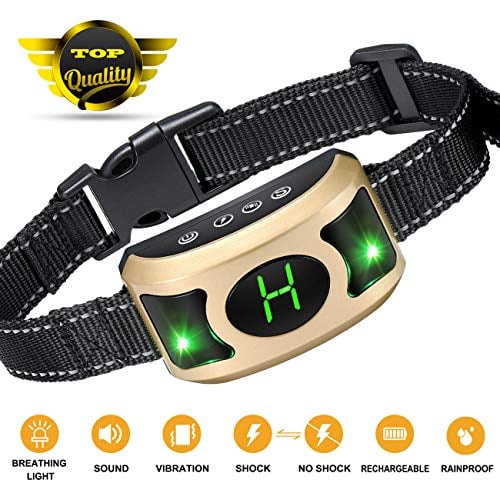 GYM Bark Collar with Breathing Light