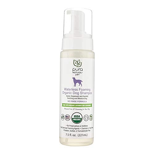 Pura Naturals Pet Organic Waterless Dog Shampoo