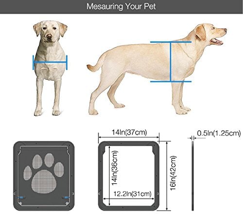 Petetpet Pet Screen Door with Magnetic and Automatic Lock