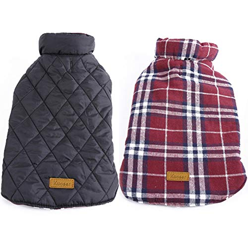 Two-Sided Plaid Vest