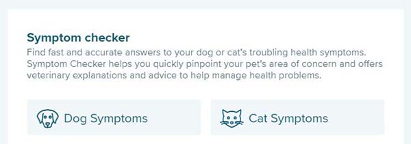 Pet Coach Symptom Checker