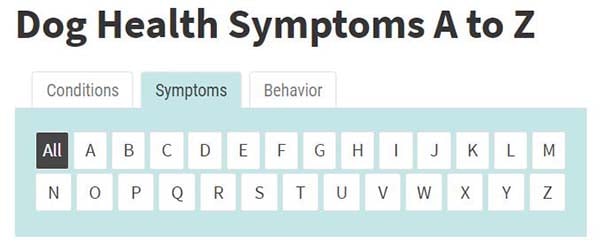 PetsWebMD Symptom Checker