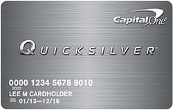 Capital One Quicksilver Cash Rewards Credit Card