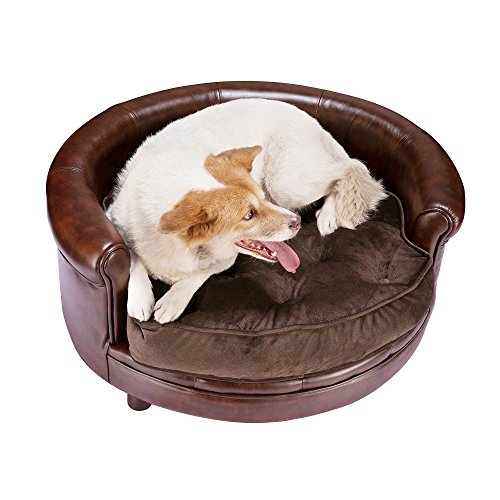 Villacera Deluxe Pet Bed Brown