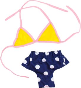 polka dot swimwear for dogs