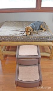 Step Size and Depth of Dog Stairs for Bed