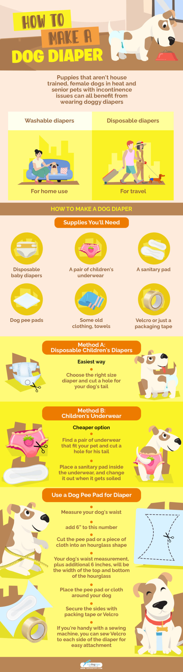 Make a Dog Diaper 