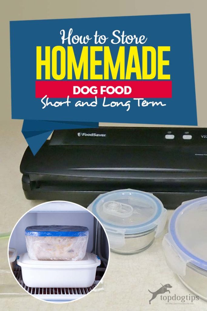 Tips on How to Store Homemade Dog Food