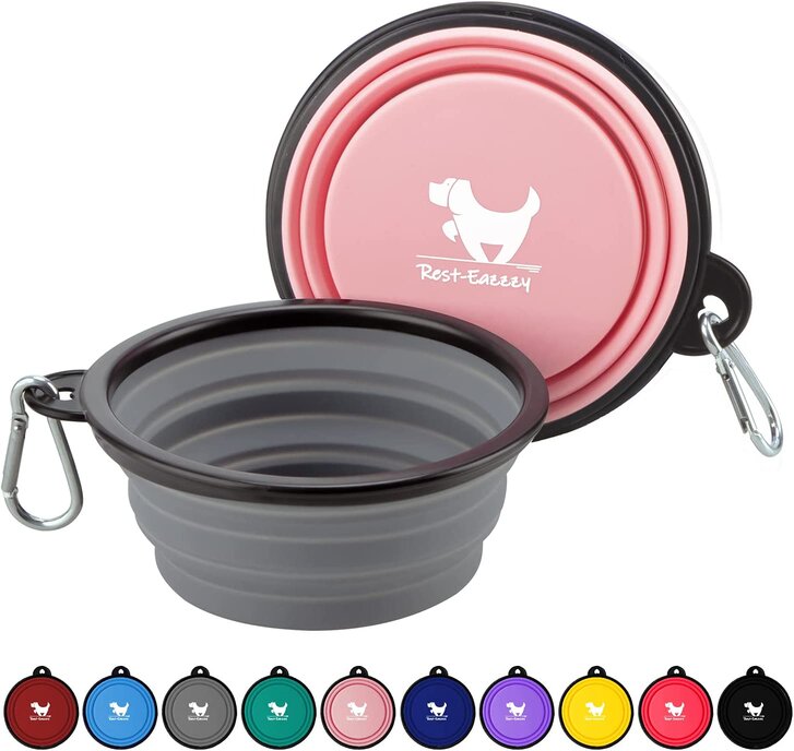 Rest-Eazzzy Collapsible Dog Bowls for Travel