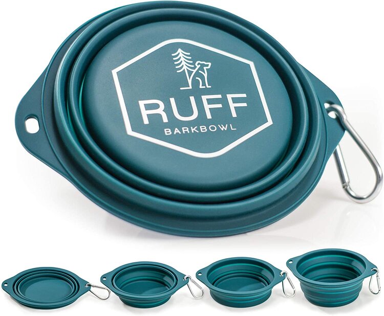 Ruff Products BarkBowl (800ml) - Collapsible Dog Bowl