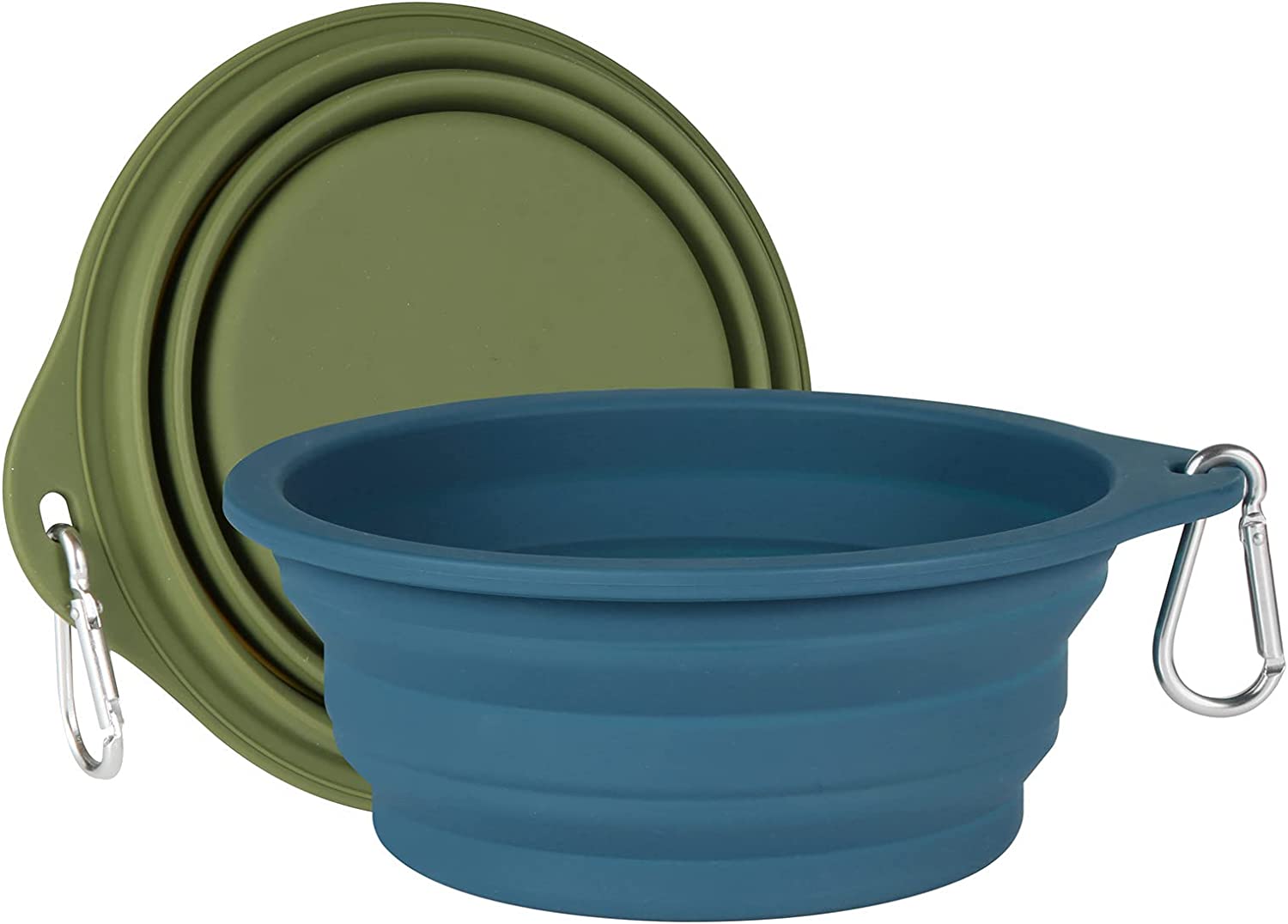 SLSON 2-Pc Collapsible Dog Bowl