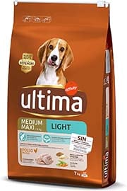 Ultima Food for Dogs Medium-Maxi Light