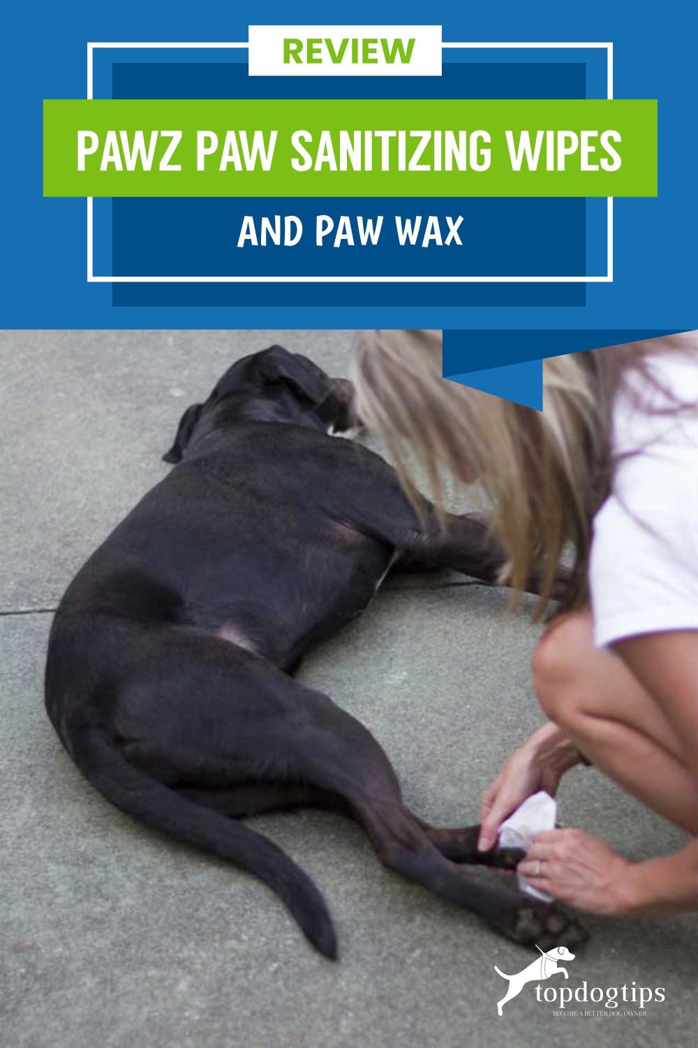 Review- Pawz Paw Sanitizing Wipes and Paw Wax