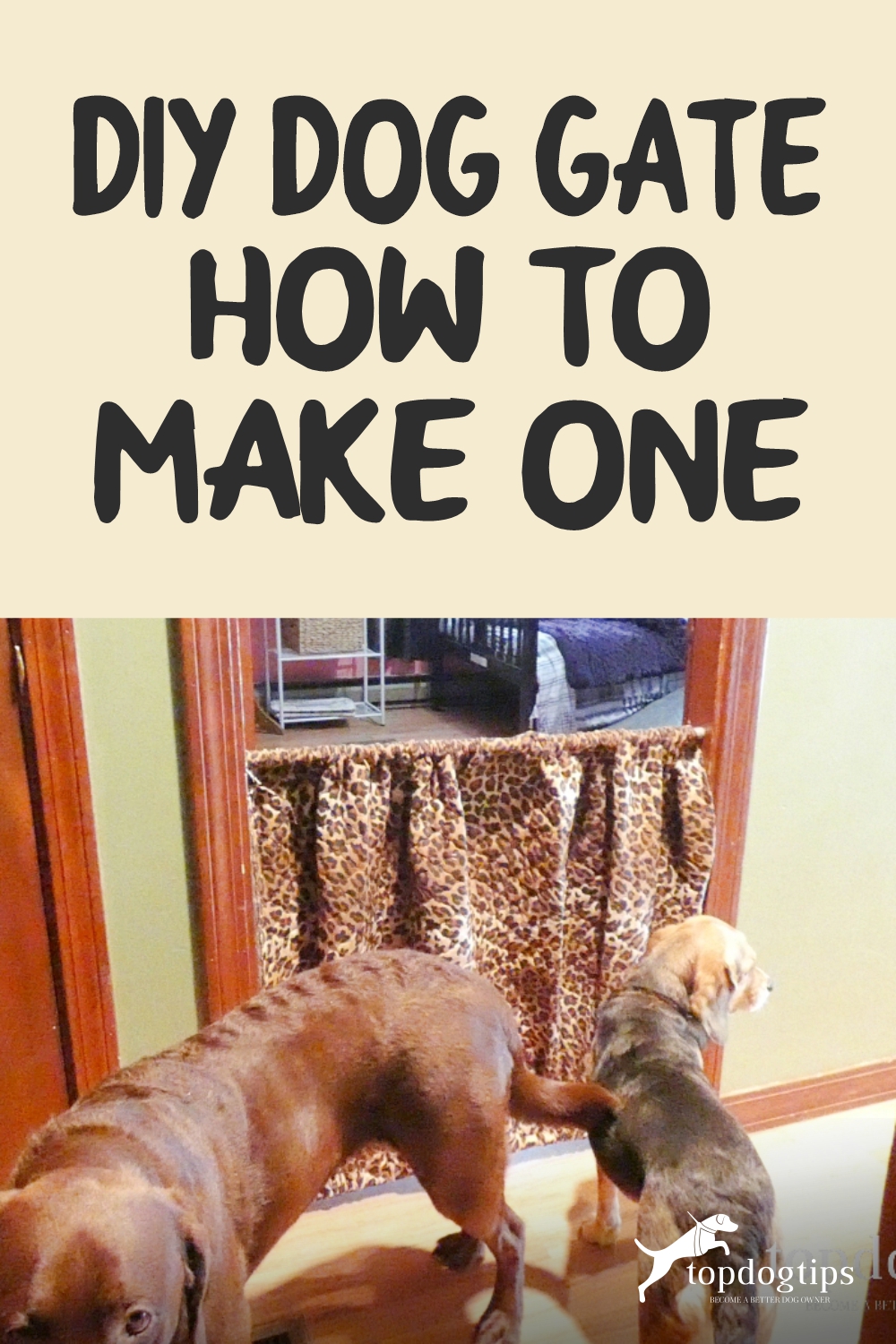 DIY Dog Gate- How To Make One