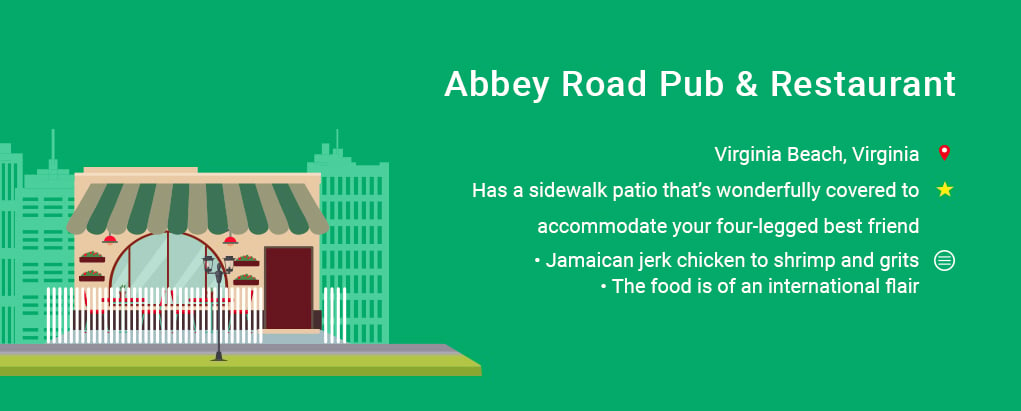 Abbey Road Pub & Restaurant, dog friendly restaurants