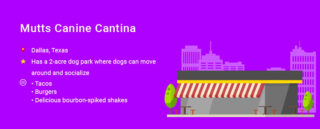 Mutts Canine Cantina, dog friendly restaurants