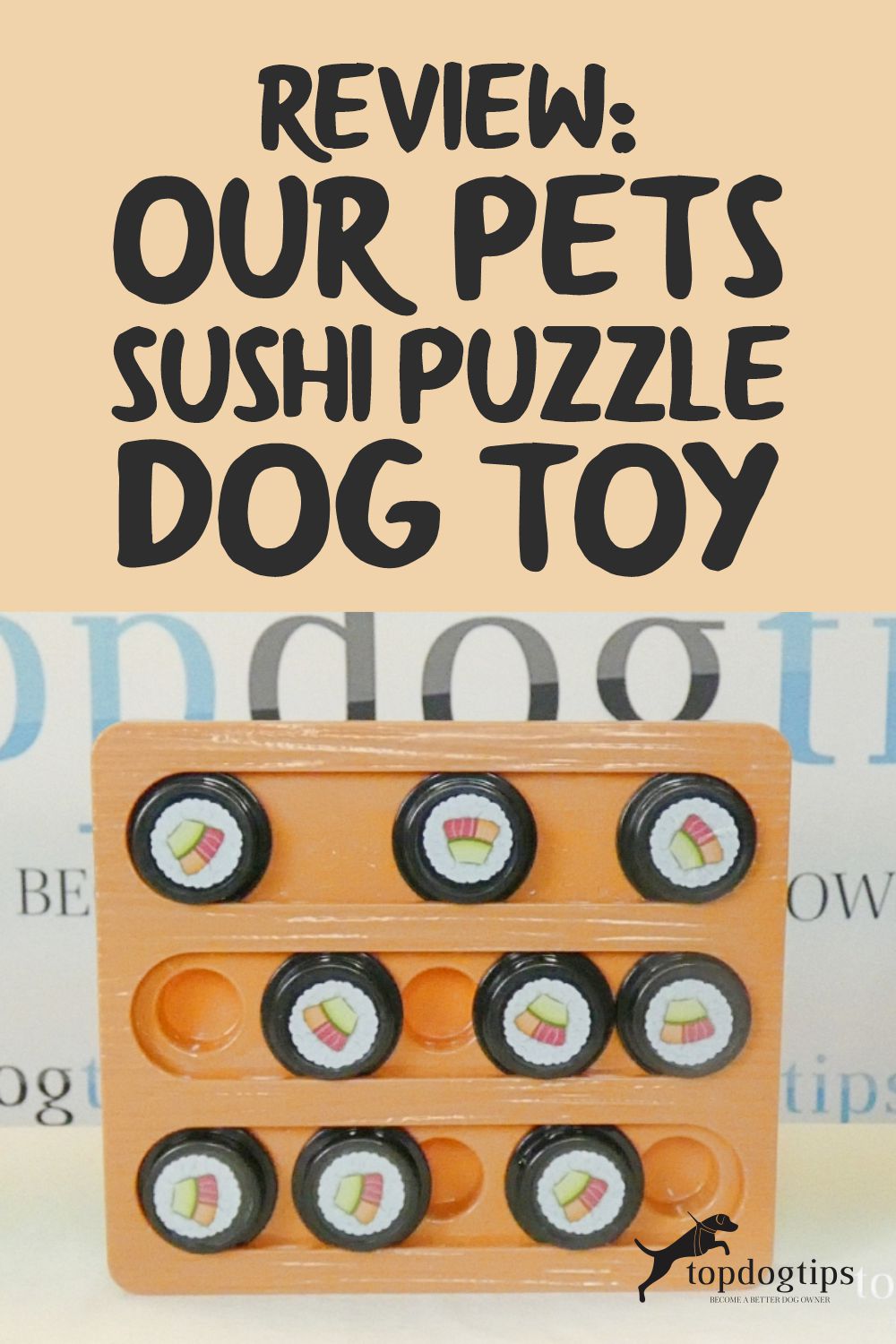 Sushi Puzzle Dog Toy