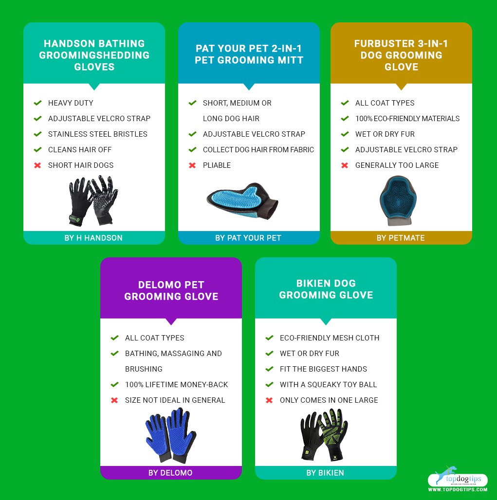 The Best Dog Grooming Mitts and Gloves