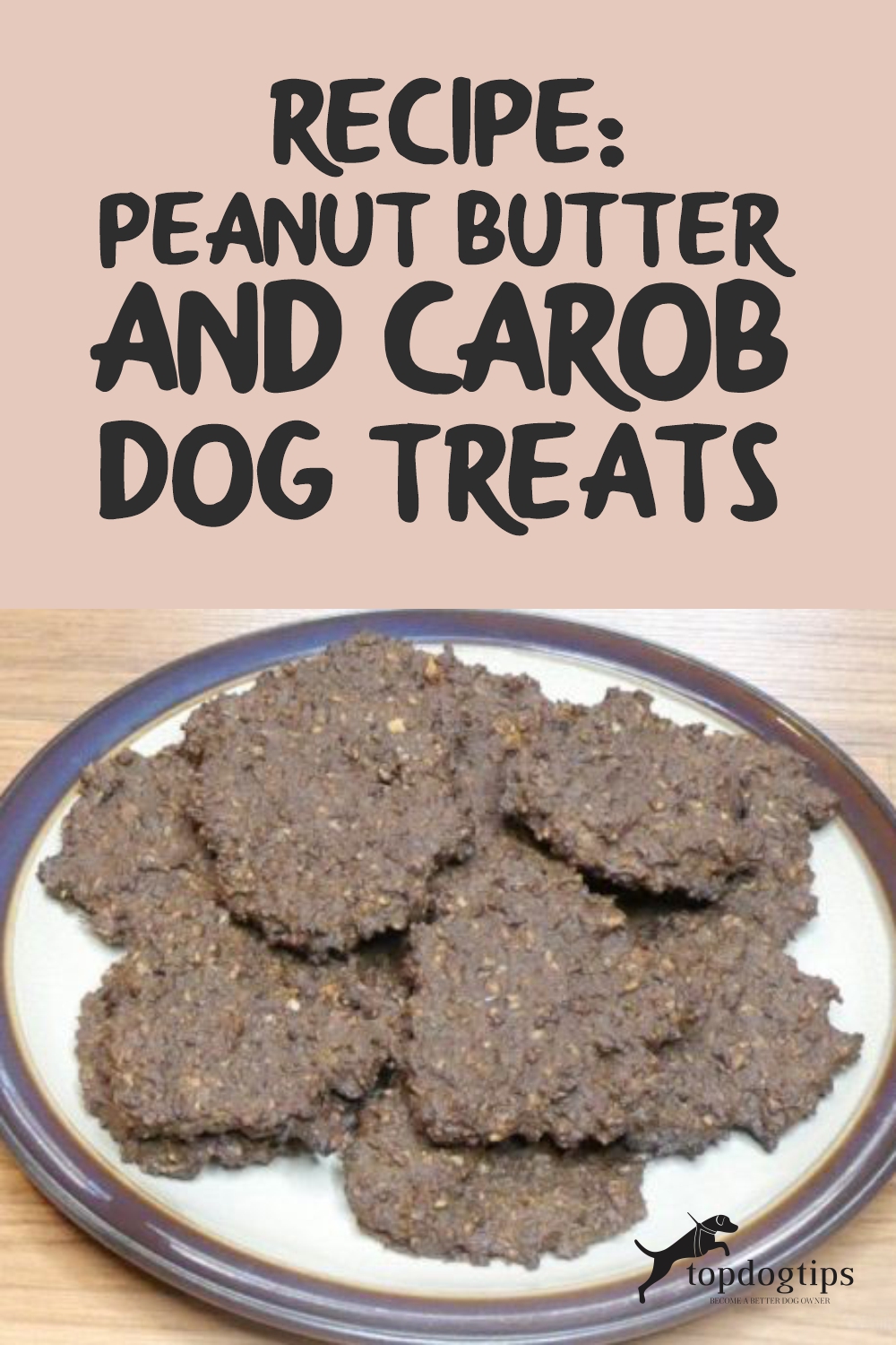 Peanut Butter and Carob Dog Treats