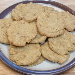 banana and peanut butter dog biscuits