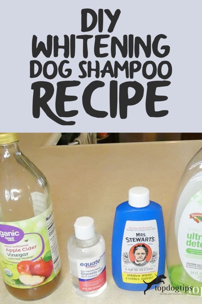 DIY Whitening Dog Shampoo 