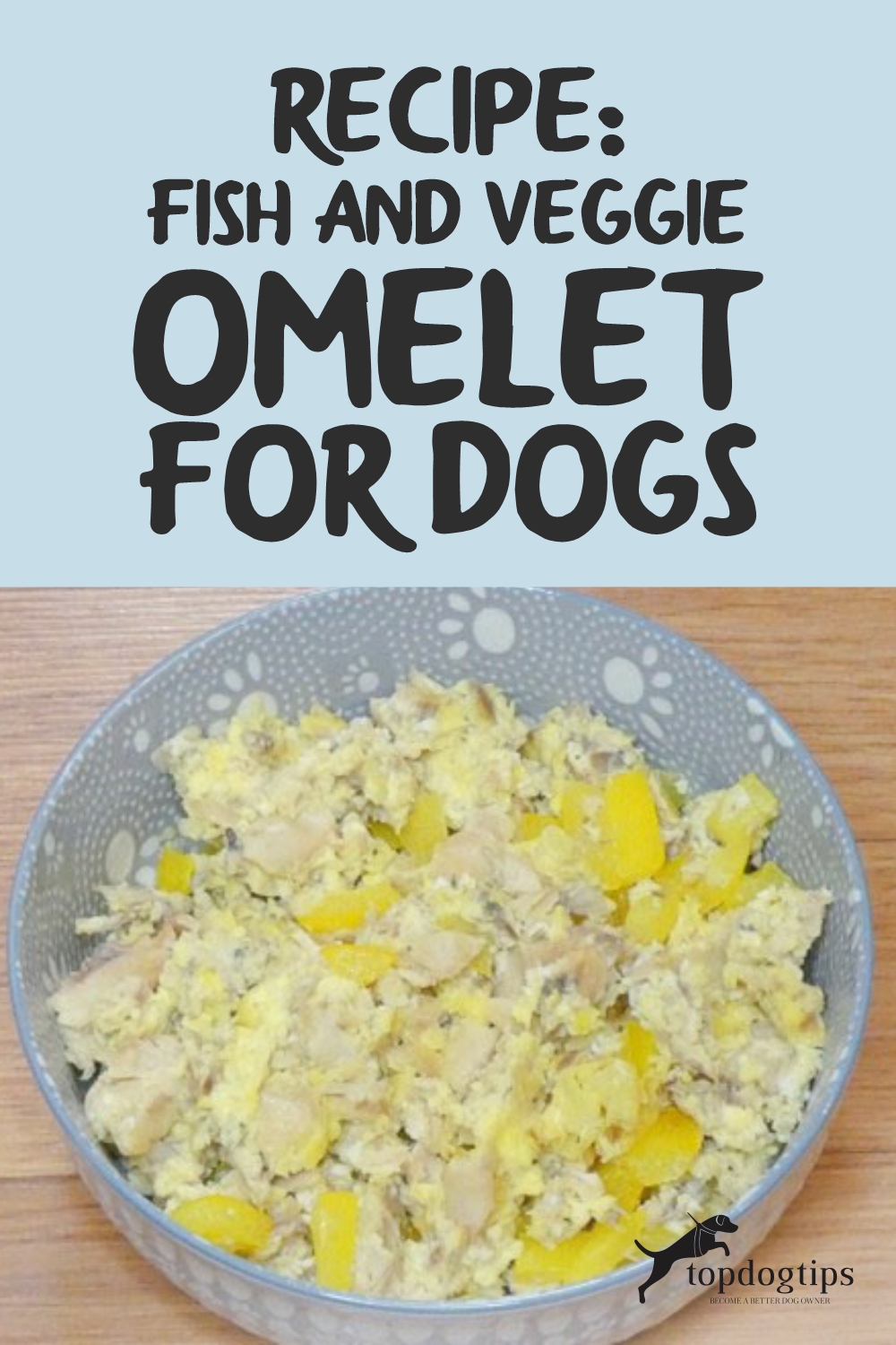 Recipe Fish and Veggie Omelet for Dogs