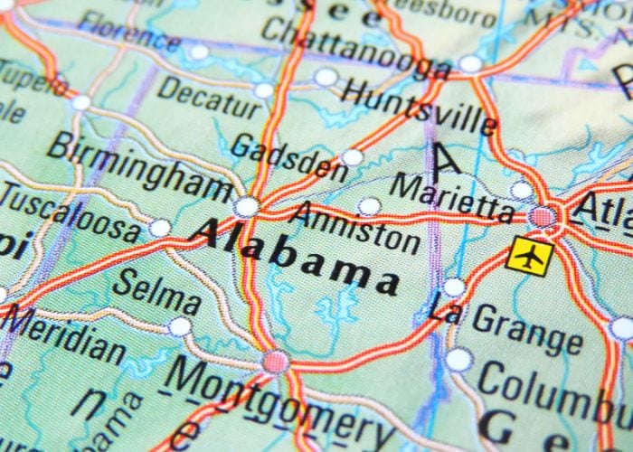 Dangerous U.S. States For Dogs #2: Alabama